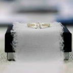 2.50 CT Round Moissanite Pave Setting Engagement Ring