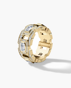 ARGONAUT Gold Ring with 3.80ct Diamonds