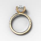 Zenith Engagement Ring With Lab Grown 2.90ct Round Cut Diamond